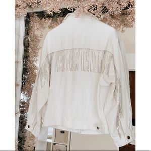 Untamed Petals Fringe Jacket